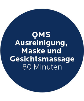 Bild von QMS Behandlung mit Ausreinigung, Maske und Gesichtsmassage 80 min.